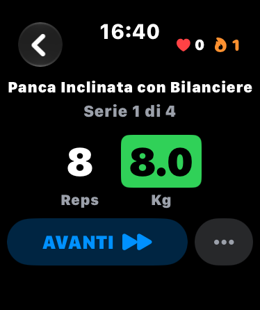 Apple Watch · sessione