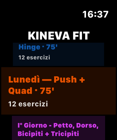 Apple Watch — KINEVA FIT al polso