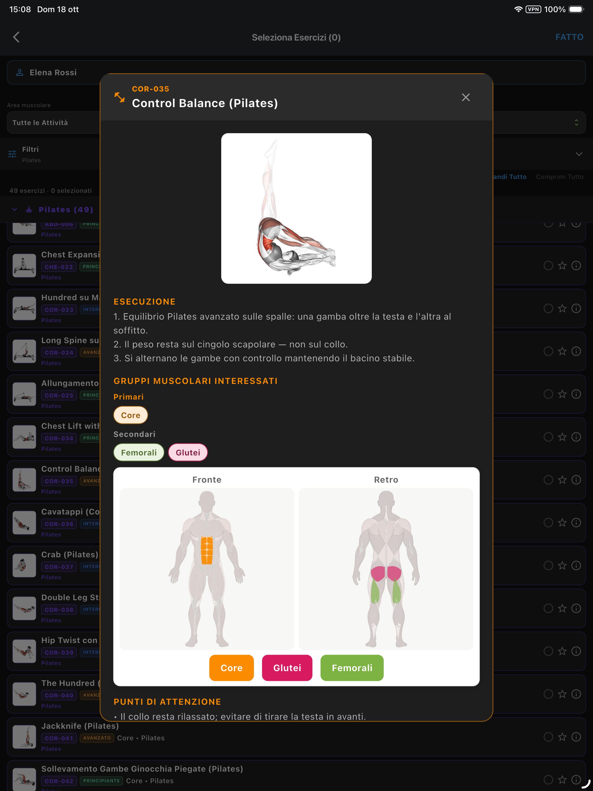Pacchetto Pilates in KINEVA FIT
